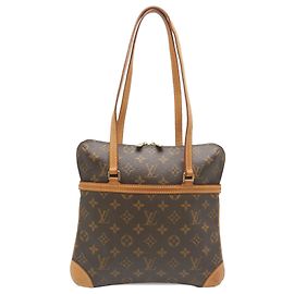Bolsa de ombro Louis Vuitton Monogram Coussin GM marrom Marrom