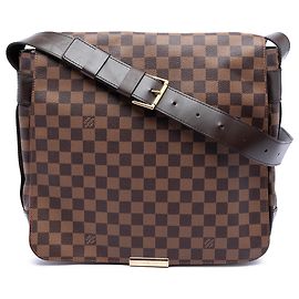 Bolsa transversal Louis Vuitton Damier Ebene Abbesses marrom Marrom