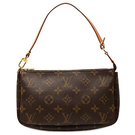 Borsa a tracolla Louis Vuitton Monogram Pochette Accessoires marrone Marrone