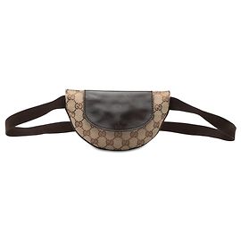 Borsa a tracolla Gucci GG Canvas beige Beige