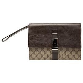 Clutch Gucci GG Supreme bege Bege