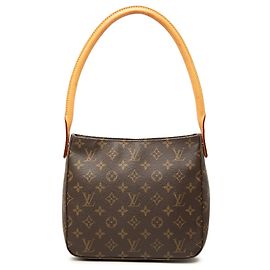 Bolsa de ombro Louis Vuitton Monogram Looping MM marrom Marrom