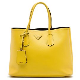 Bolso Double Saffiano Medium amarillo Prada Amarillo