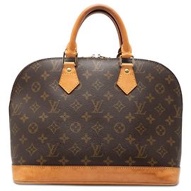 Sac à main Louis Vuitton Monogram Alma PM Marron Marron