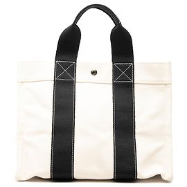 Hermès Toile Bora Bora PM Tote weiß Weiß