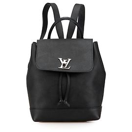 Louis Vuitton Taurillon Lockme Rucksack schwarz Schwarz