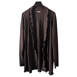 Dior Homme 13 FW Woll-Long-Cardigan Grau