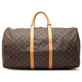 Borsa da viaggio Louis Vuitton Monogram Keepall 55 marrone Marrone