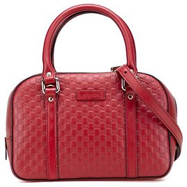 Bolso Microguccissima Bree Small rojo de Gucci Roja