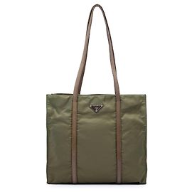 Sac Tote Prada Tessuto Vert Vert