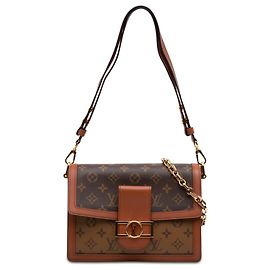 Bolsa Louis Vuitton Monogram Reverse Dauphine MM marrom Marrom