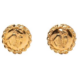 Boucles d'oreilles clips Mademoiselle Chanel plaquées or Doré
