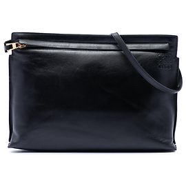 Pochette a tracolla Black LOEWE Nappa Anagram T Nero