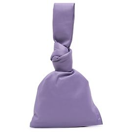 Mini bolsa BV Twist em couro de bezerro roxo Bottega Veneta Roxo