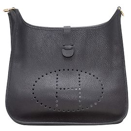 Sac Hermès Clemence noir Noir