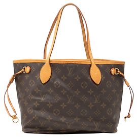 Sac cabas Louis Vuitton Monogram Neverfull PM marron Marron