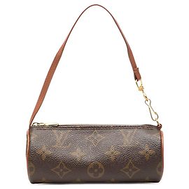 Bolsa Louis Vuitton Monogram Papillon Pochette marrom Marrom