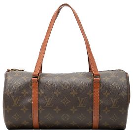 Brown Louis Vuitton Monogram Papillon 30 Handbag Brown