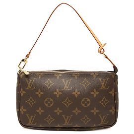 Sac à bandoulière Louis Vuitton Monogram Pochette Accessoires Marron Marron