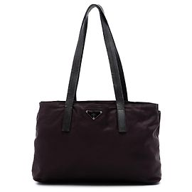 Sacola Prada Tessuto Roxa Roxo