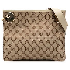 Bolsa transversal Gucci GG Canvas Eclipse marrom Marrom