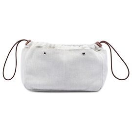Pochette 25 em Canvas e Barenia Fourbi Marrom Hermès Marrom
