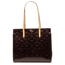 Bolsa Tote Catalina Monogram Vernis Marrom Louis Vuitton Marrom