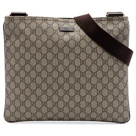 Borsa a tracolla Gucci GG Supreme Beige Beige