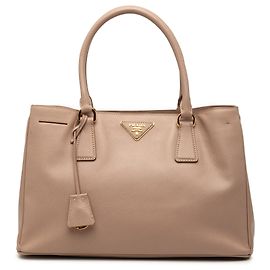 Borsa Prada Large Saffiano Lux Galleria Marrone Marrone