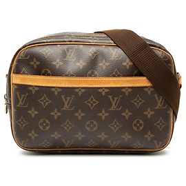 Sac bandoulière Louis Vuitton Monogram Reporter PM marron Marron