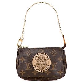 Bauletti e borse Louis Vuitton Monogram marrone Mini Pochette Accessoires Marrone