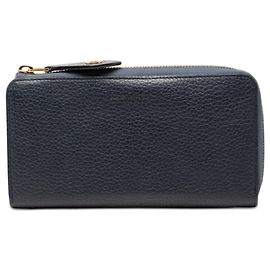 Cartera larga Louis Vuitton Taurillon Comet azul Azul