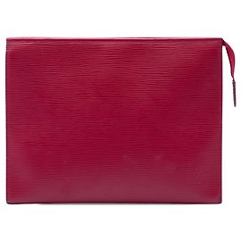 Necessaire e Clutch Bag 26 em Epi Toile rosa Louis Vuitton Rosa