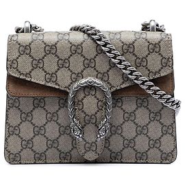 Gucci Small GG Supreme Dionysus Crossbody Beige Beige