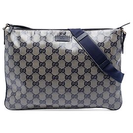 Bolsa transversal Gucci GG Crystal azul Azul