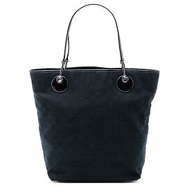 Borsa Tote Gucci GG Canvas Eclipse Grande Nera Nero