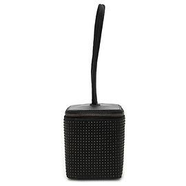 Sac de toilette en cuir noir clouté Gucci Noir