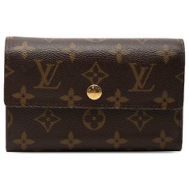 Brown Louis Vuitton Monogram Alexandra Small Wallet Brown