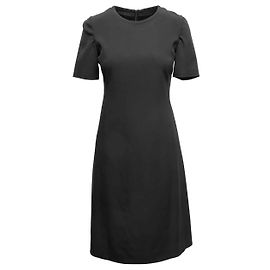 Robe courte à manches courtes noire Prada Longueur genou Taille IT 42 Noir