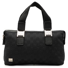 Borsa Pop in tela GG Gucci nera Nero
