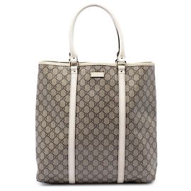 Tote verticale Gucci GG Supreme beige Beige