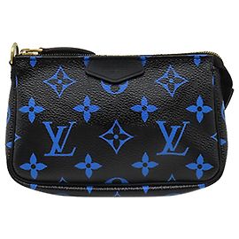 Mini Pochette Accessories Louis Vuitton Monogram Colorato Nero Nero