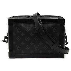 Sac bandoulière Louis Vuitton Monogram Eclipse Soft Trunk noir Noir
