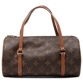 Sac à main Louis Vuitton Monogram Papillon 26 Marron Marron