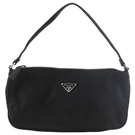 Borsa a tracolla Prada Tessuto nera Nero