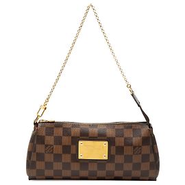 Bolsa Eva Damier Ebene marrom Louis Vuitton Marrom