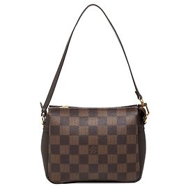 Pochette Trousse Louis Vuitton Damier Ebene Marron Marron