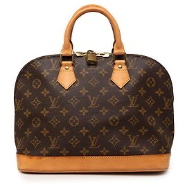 Borsa Louis Vuitton Monogram Alma PM Marrone Marrone
