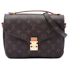 Sac à main Louis Vuitton Monogram Pochette Metis marron Marron