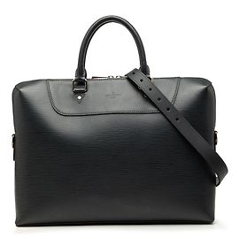 Blue Louis Vuitton Epi Porte Documents Jour Business Bag Blue